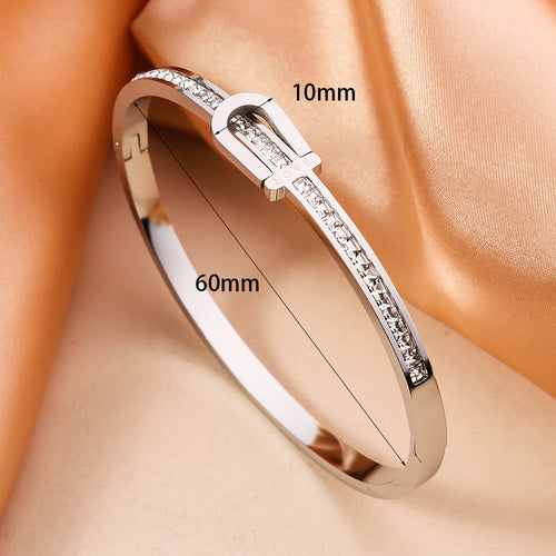 Gold Plating Exquisite Stainless Steel Bracelet Fashion Bracelet &